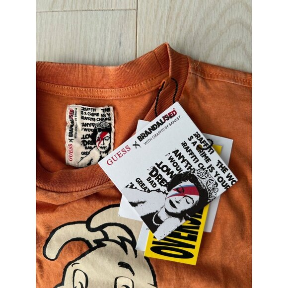 GUESS x Brandalised Junior Boy's Thug Bunny Tee Copper Cup ( 8 ) - Picture 4 of 4